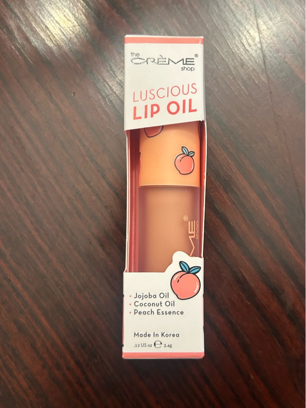 The Crème Shop Luscious Lip Oil - Peach